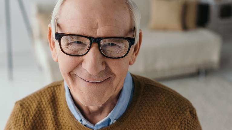 patient with dental implant in lithia, FL